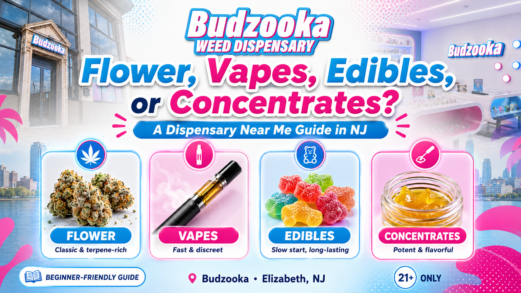 Flower, Vapes, Edibles, or Concentrates? A Dispensary Near Me Guide in NJ